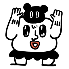 [LINEスタンプ] Face and Bear