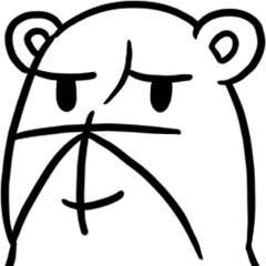 [LINEスタンプ] Foolish Bear +