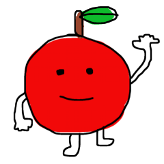 [LINEスタンプ] くだものちゃん
