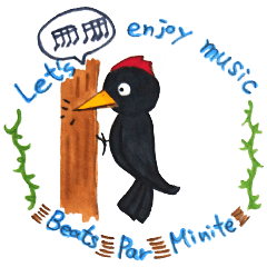 [LINEスタンプ] 音楽をきもちよく