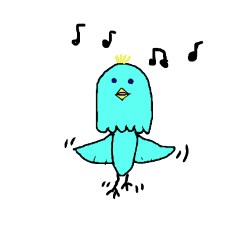 [LINEスタンプ] 幸せ探す青い鳥