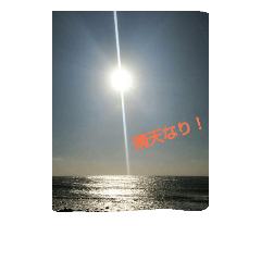 [LINEスタンプ] 景色一言❗(文字入り.ver)