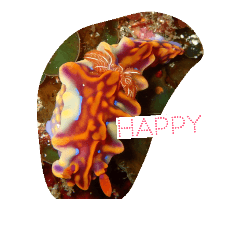 [LINEスタンプ] ウミウシ♡