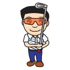 [LINEスタンプ] Pro Golf super cool