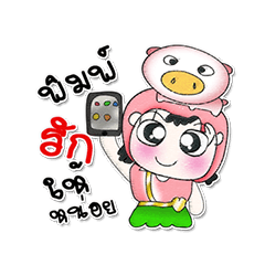 [LINEスタンプ] My name is Chu. ^_^ Pig.