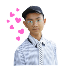 [LINEスタンプ] CHECK THE GLASSES BOY