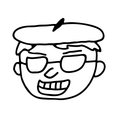 [LINEスタンプ] 売れない画家