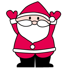 [LINEスタンプ] ザ・キューヤのSantaくん