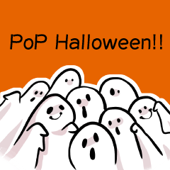 [LINEスタンプ] pop-halloween