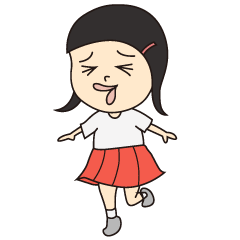 [LINEスタンプ] ぶっとびHANAちゃん