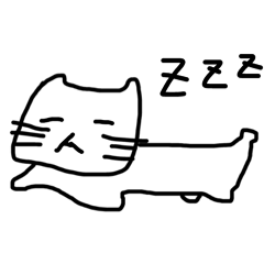 [LINEスタンプ] だらねこちゃんの日常