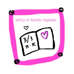 [LINEスタンプ] 国際結婚生活