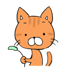 [LINEスタンプ] 毎日使える、茶トラのニャン丸