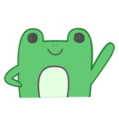[LINEスタンプ] かえるの丘ちゃん
