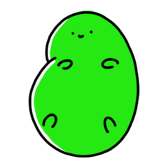 [LINEスタンプ] チキン ＆ 豆