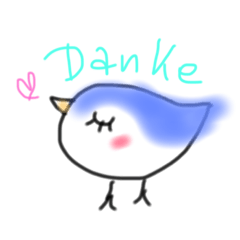 [LINEスタンプ] ドイツ語とりさん