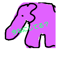 [LINEスタンプ] カラフルなどうぶつたち。