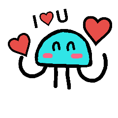 [LINEスタンプ] The Jellyfish- Jack Jellow