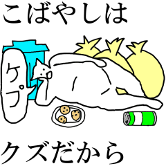 [LINEスタンプ] 動く！【こばやし】専用の名前スタンプ☆