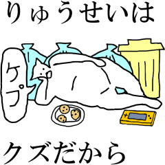 [LINEスタンプ] 動く！【りゅうせい】専用の名前スタンプ☆