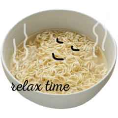 [LINEスタンプ] My name's Instant Noodle