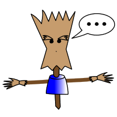 [LINEスタンプ] Quiet Scarecrow