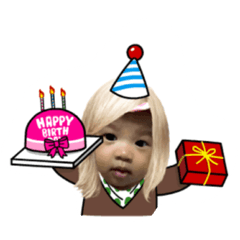 [LINEスタンプ] ink Lovely fringe