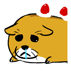 [LINEスタンプ] ロール犬のご勘弁を