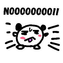 [LINEスタンプ] あたまパンダ
