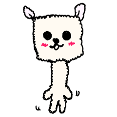 [LINEスタンプ] はんぺんの日常 with D