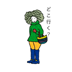 [LINEスタンプ] ほんわか女子のつぶやき 
