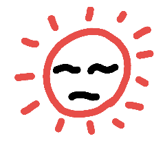 [LINEスタンプ] It's Sun