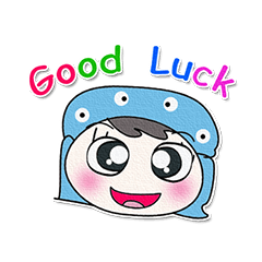 [LINEスタンプ] Miss. Muji.. Good luck ^^！