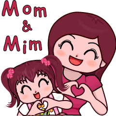 [LINEスタンプ] Mom and Mim