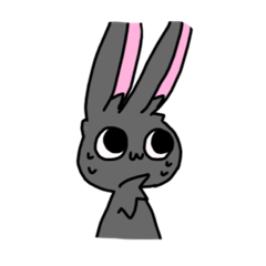 [LINEスタンプ] うさうさ野郎