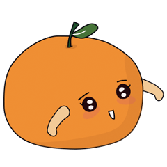 [LINEスタンプ] I'm just an orange - 2