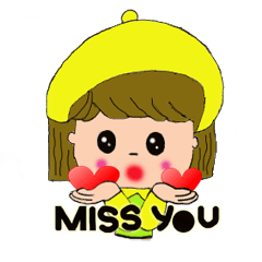 [LINEスタンプ] Cilla is a little girl sticker.