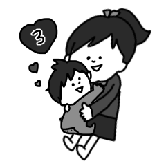 [LINEスタンプ] ちびたちのまいにち3