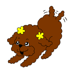 [LINEスタンプ] ウチん家のトイ・プードル