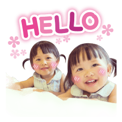 [LINEスタンプ] TWINSGIRL MENGBEI