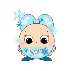 [LINEスタンプ] Snow Marucyan