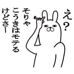 [LINEスタンプ] こうきが使う面白名前スタンプ