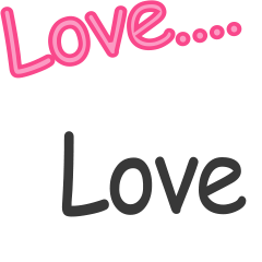[LINEスタンプ] Love...<3！！！