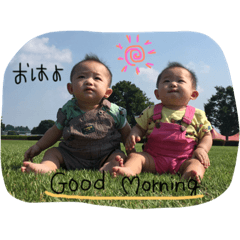 [LINEスタンプ] ツインズ 晴香