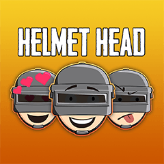 [LINEスタンプ] PUBG Helmet Head