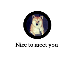 [LINEスタンプ] 柴犬ふくの挨拶ですよの画像（メイン）