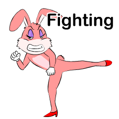 [LINEスタンプ] Ammieka bunny sexy girl Animation 1の画像（メイン）