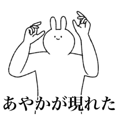 [LINEスタンプ] あやか専用！便利な名前スタンプ