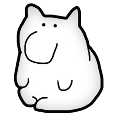 [LINEスタンプ] でぶくまねこ 毎日つかえる