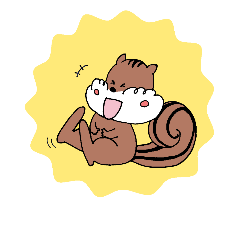 [LINEスタンプ] 元気なりすちゃん